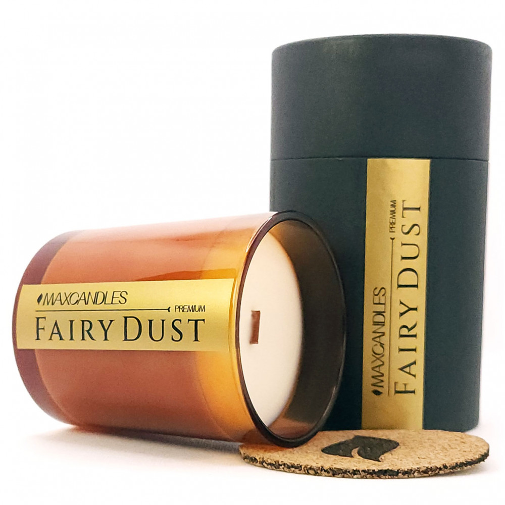 Lumanare Parfumata Fairy Dust MAXCANDLES Negru 150 g / 5.3 oz