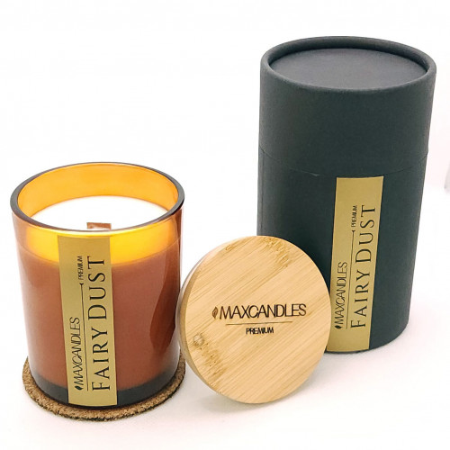 Lumanare Parfumata Fairy Dust MAXCANDLES Negru 150 g / 5.3 oz