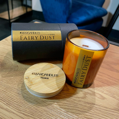 Lumanare Parfumata Fairy Dust MAXCANDLES Negru 150 g / 5.3 oz