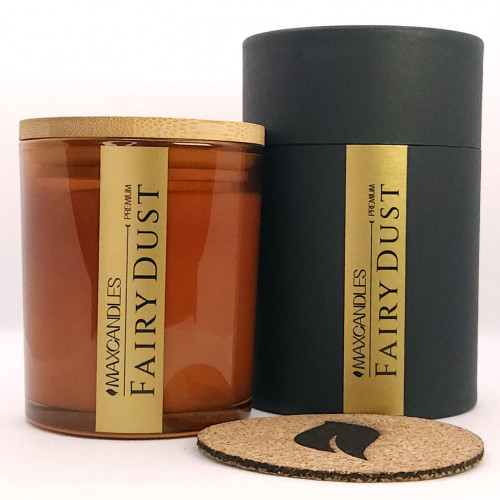 Lumanare Parfumata Fairy Dust MAXCANDLES Negru 220 g / 7.8 oz