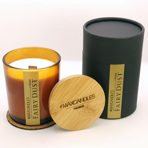 Lumanare Parfumata Fairy Dust MAXCANDLES Negru 220 g / 7.8 oz