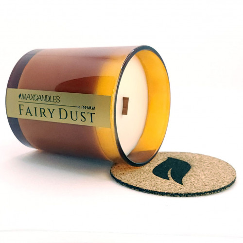 Lumanare Parfumata Fairy Dust MAXCANDLES Negru 220 g / 7.8 oz