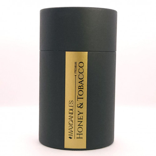 Lumanare Parfumata Tabac si Miere MAXCANDLES Negru 150 g / 5.3 oz