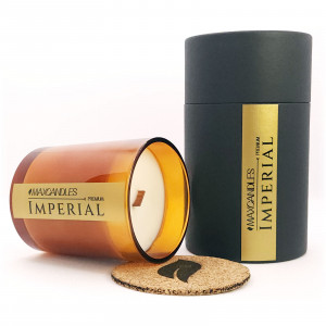 Lumanare Parfumata Imperial MAXCANDLES Negru 150 g / 5.3 oz