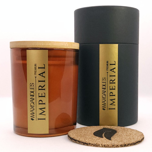Lumanare Parfumata Imperial MAXCANDLES Negru 150 g / 5.3 oz