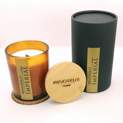 Lumanare Parfumata Imperial MAXCANDLES Negru 150 g / 5.3 oz