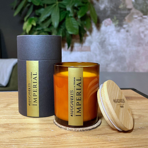 Lumanare Parfumata Imperial MAXCANDLES Negru 150 g / 5.3 oz