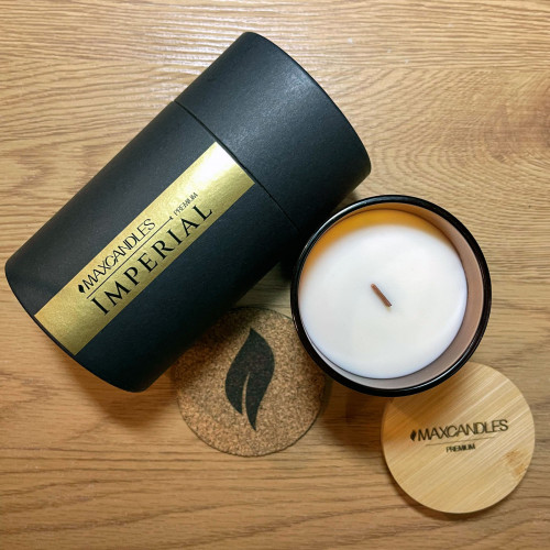 Lumanare Parfumata Imperial MAXCANDLES Negru 150 g / 5.3 oz