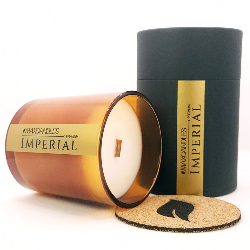 Lumanare Parfumata Imperial MAXCANDLES Negru 220 g / 7.8 oz
