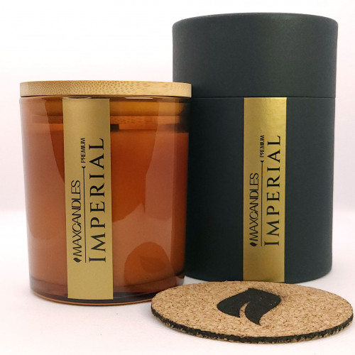 Lumanare Parfumata Imperial MAXCANDLES Negru 220 g / 7.8 oz