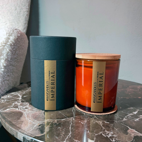 Lumanare Parfumata Imperial MAXCANDLES Negru 220 g / 7.8 oz