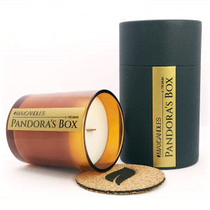 Lumanare Parfumata Pandora's Box  MAXCANDLES Negru 150 g / 5.3 oz
