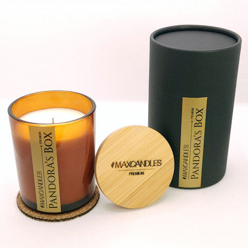 Lumanare Parfumata Pandora's Box MAXCANDLES Negru 150 g / 5.3 oz