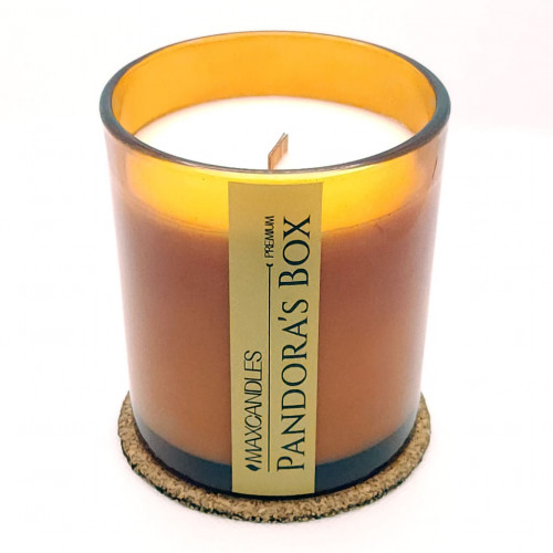 Lumanare Parfumata Pandora's Box  MAXCANDLES Negru 220 g / 7.8 oz