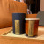 Lumanare Parfumata Lemn De Santal si Piper Negru MAXCANDLES Negru 220 g / 7.8 oz
