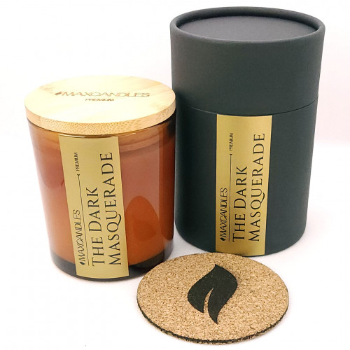 Lumanare Parfumata The Dark Masquerade MAXCANDLES Negru 220 g / 7.8 oz