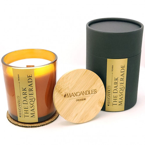 Lumanare Parfumata The Dark Masquerade MAXCANDLES Negru 220 g / 7.8 oz