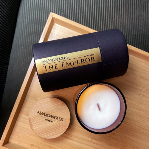 Lumanare Parfumata The Emperor MAXCANDLES Negru 150 g / 5.3 oz