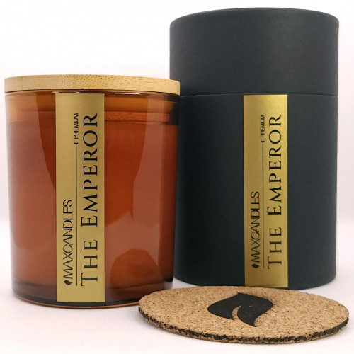 Lumanare Parfumata The Emperor MAXCANDLES Negru 220 g / 7.8 oz