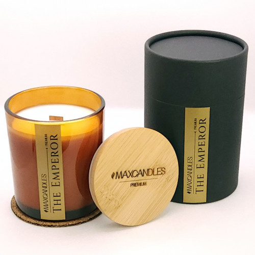 Lumanare Parfumata The Emperor MAXCANDLES Negru 220 g / 7.8 oz