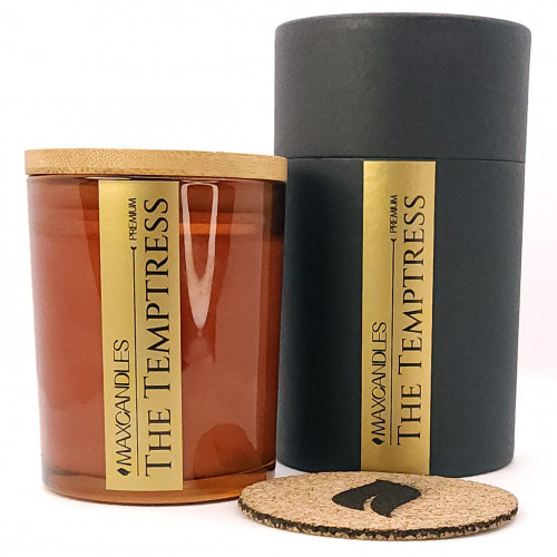 Lumanare Parfumata The Temptress MAXCANDLES Negru 150 g / 5.3 oz