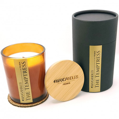 Lumanare Parfumata The Temptress MAXCANDLES Negru 150 g / 5.3 oz