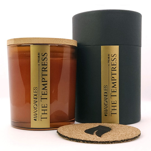 Lumanare Parfumata The Temptress MAXCANDLES Negru 220g / 7.8 oz