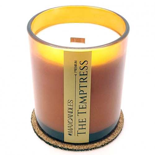 Lumanare Parfumata The Temptress MAXCANDLES Negru 220g / 7.8 oz
