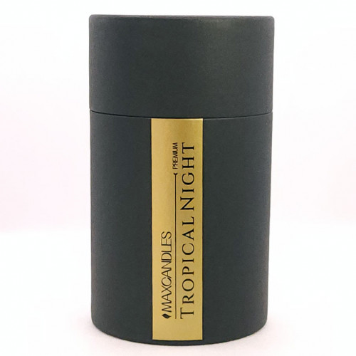 Lumanare Parfumata Noapte Tropicala MAXCANDLES Negru 150 g / 5.3 oz