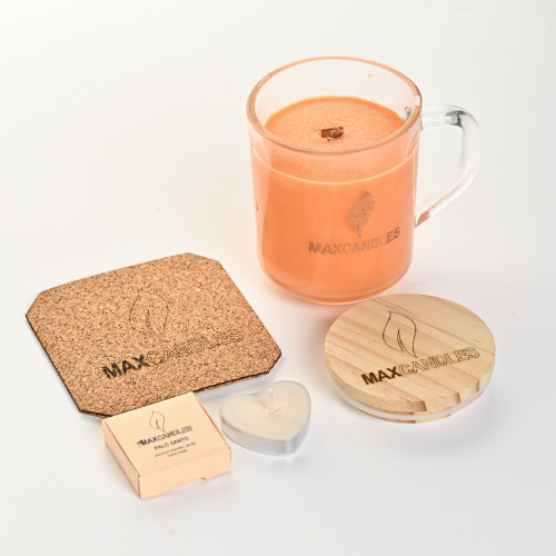 Lumanare Parfumata Tabac si Miere MAXCANDLES Acasă 170 g / 6 oz