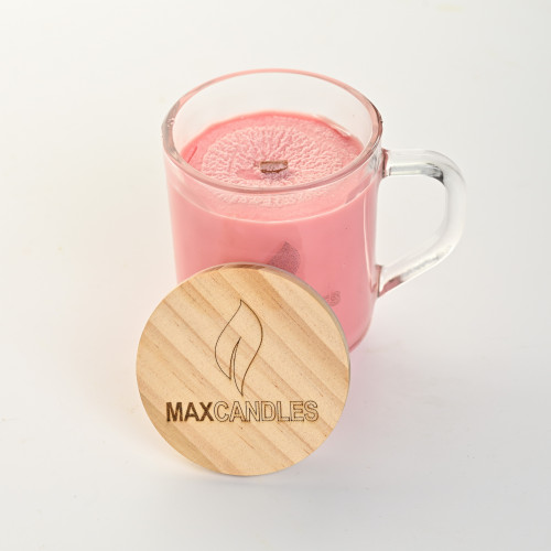Lumanare Parfumata Lemn de Trandafir MAXCANDLES Acasă 170 g / 6 oz