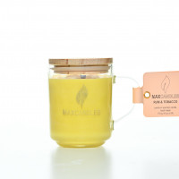 Lumanare Parfumata Tabac si Rom MAXCANDLES Acasă 170 g / 6 oz