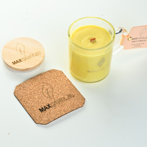 Lumanare Parfumata Tabac si Rom MAXCANDLES Acasă 170 g / 6 oz